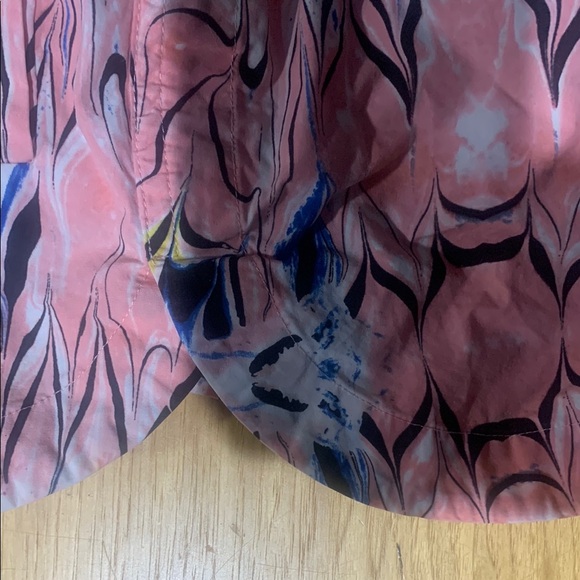 J. Crew XS abstract, Marbled Patterned Pink white blue black Women's Shorts - Picture 4 of 6
